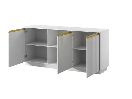 Комод Perfect Home Роял / Royal K154 3-дверный Белый (PFH-091292) - фото 2