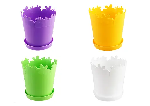 Горщик для квiтiв ромашка № 2 d17x17, 5 см