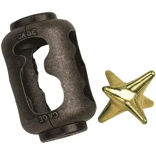 Головоломка из металла Huzzle Cage Cast Puzzle 3 звезды 473785 - фото 2