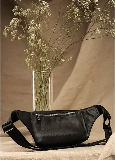 Сумка женская на пояс (бананка) Sambag 30,5х14 см 000148031 - фото 9