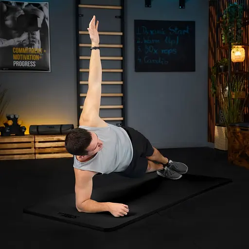 Коврик для йоги Trex Sport TX-029NGM NBR 2 см 190х80 чорний - фото 10