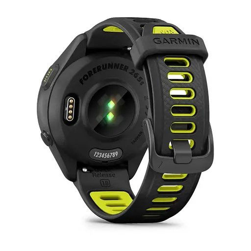 Смарт-часи Garmin Forerunner 265S з чорний силіконовим ремінцем - фото 2