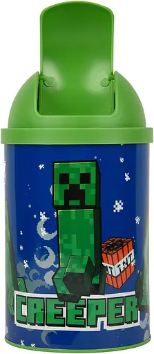 Настільний контейнер для сміття Yes Minecraft Creepe металевий, 10х18 см (708569) - фото 2