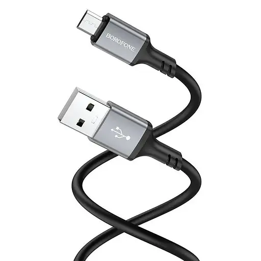 USB-кабель Borofone BX83 Silicone Micro 1 м - фото 3