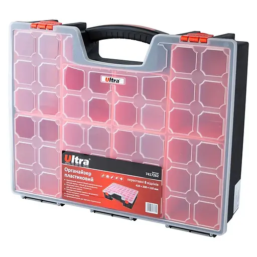 Органайзер пластиковый Ultra 8 отсеков 410×330×110мм 7417262 - фото 2