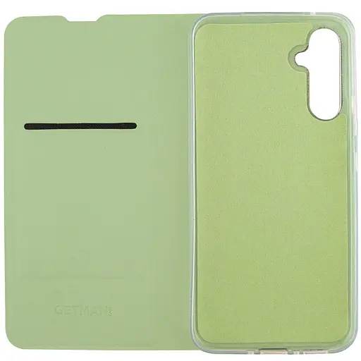 Кожаный чехол-книга GETMAN Elegant (U) для Samsung Galaxy A54 5G Мятный - фото 4