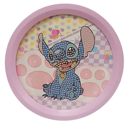 Детский набор алмазная мозаика "Стич" YK-6532-19(Violet)9(Violet)