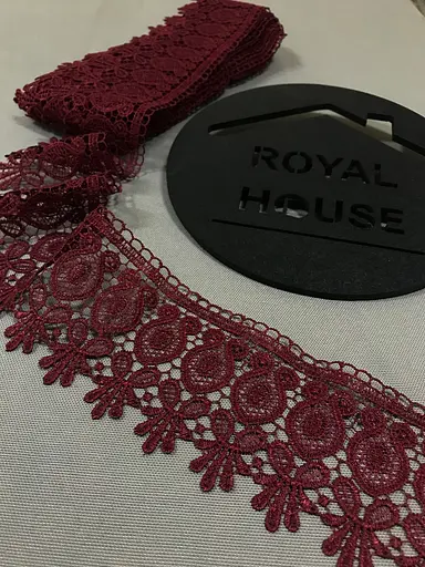 Мереживо Арфа бордове - фото 3