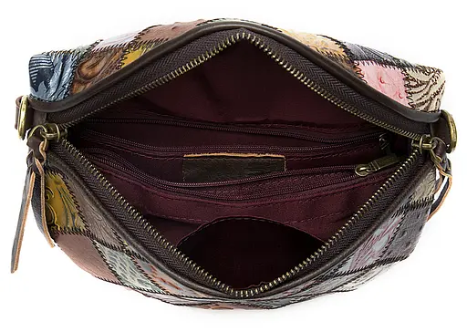 Жіноча шкіряна сумка Vintage 23х15х7 см sum0012854 - фото 6