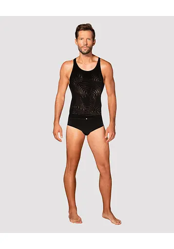 Майка чоловіча Obsessive T103 S/M/L чорний - фото 3