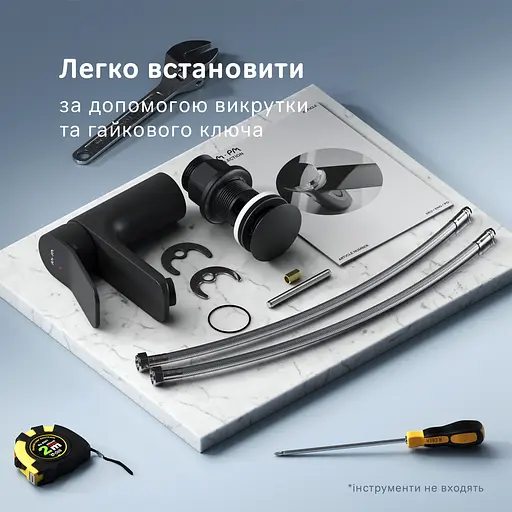 Смеситель для умывальника Am.Pm X-Joy black F85A02122 Черный матовый - фото 7