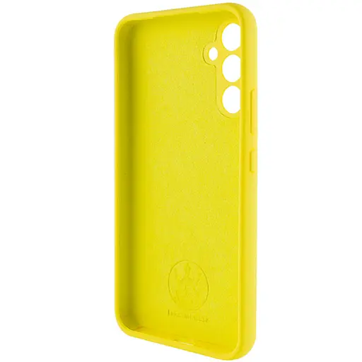 Чехол Lakshmi Silicone Cover Full Camera (AAA) для Samsung Galaxy S24 Желтый / Yellow - фото 4