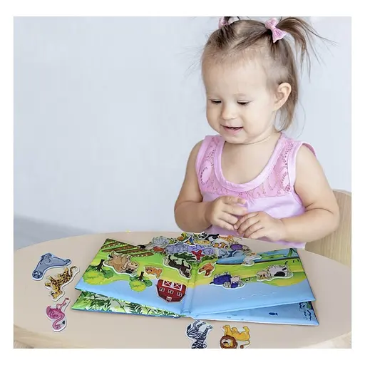 Дитяча м'яконабивна розвиваюча книжка "Тварини" МС 070301-03, 7 сторінок 42 тварини - фото 4