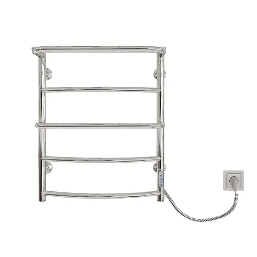 Електрична Сушарка для рушників Kosser Каскад із полицею 600x500/5 ER ДКп01ER, Хром, Праве - фото 2