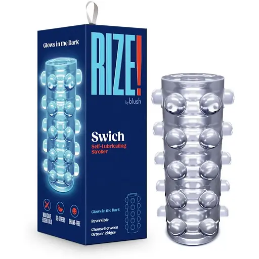 Мастурбатор Blush Rize - Swich Glow in the Dark Masturbator - Clear