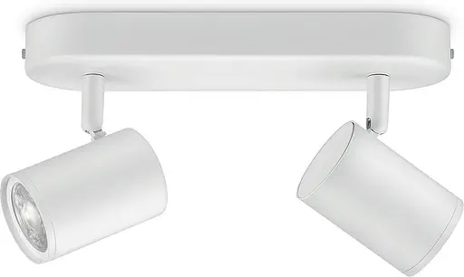 WiZ Світильник точковий накладний розумний IMAGEO Spots, 2х5W, 2200-6500K, RGB, Wi-Fi, білий - фото 3