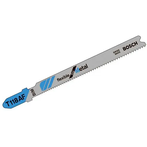 Полотно пиляльне для електролобзика BiM Bosch по металу, T 118 AF, 1.1-1.5х91 мм, 2 шт. - фото 2