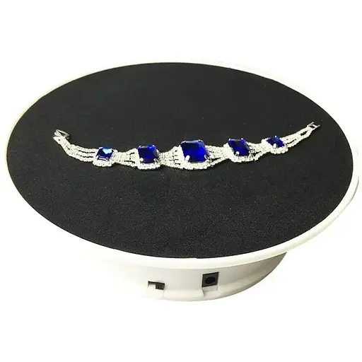 Поворотный стол Heonyirry C366 для предметной съемки и 3D фото диаметр 20 см черный - фото 2