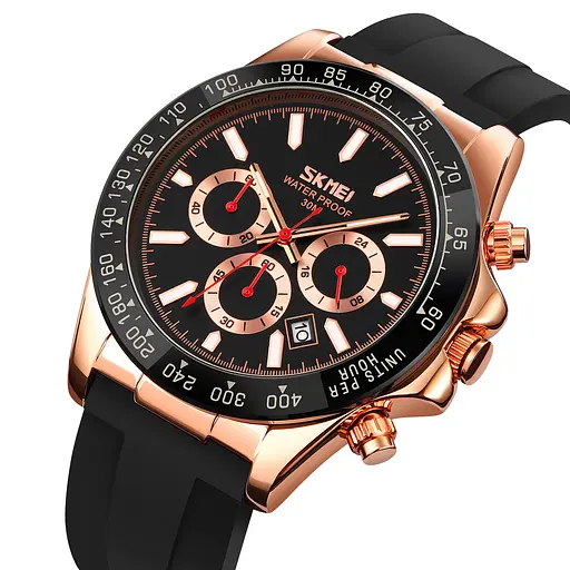 Наручний годинник чоловічий 9275RGBK Rose Gold-Black Skmei acs0029814 - фото 2