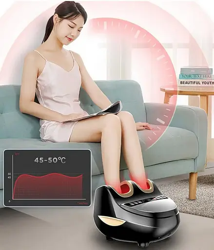 Универсальный роликовый электромассажер для ног Benbo-J5 - фото 7