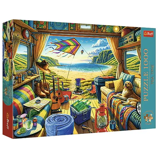 Пазл Trefl Время чаепития: Путешествие в кемпере 1000 эл. (10851) - фото 1