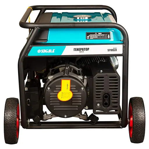Бензиновий генератор Sigma 220-380В 9.5/10.0 кВт, одно/трифазний, ручний/електро запуск (5710531) - фото 6