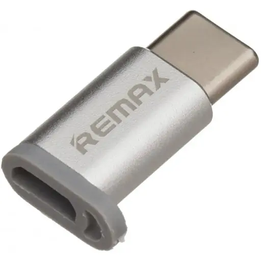 Переходник отг адаптер Remax RA-USB1 мicro-USB Type-C silver