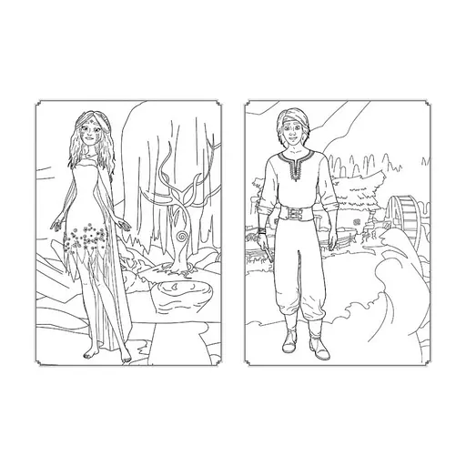 Розмальовка Магія кольору. Чарівний світ Ранок 1807005 з наклейками - фото 4