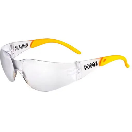 Окуляри DeWalt Protector прозорі полікарбонатні з м'якими гумовими накладками на дужках (DPG54-1D) - фото 3