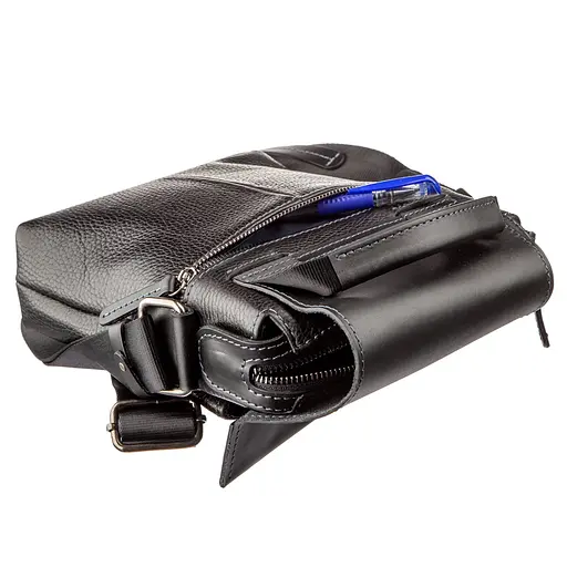 Сумка кожаная мужская SHVIGEL 19х23х6 см sum0012323 - фото 5