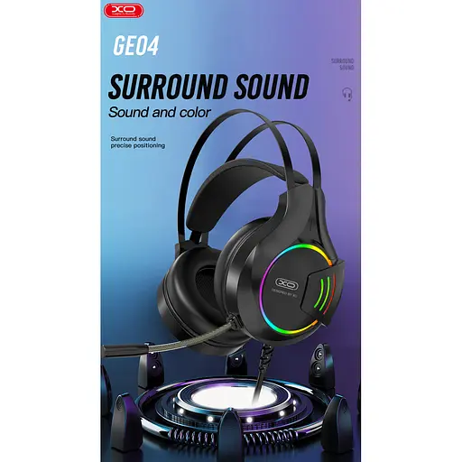 Игровые Наушники XO-GE-04 Чёрный - фото 3