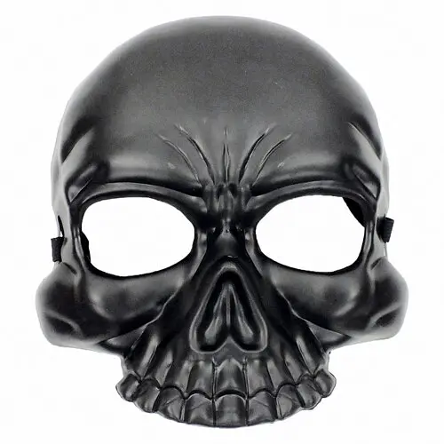 Маска Скелет черная - фото 1