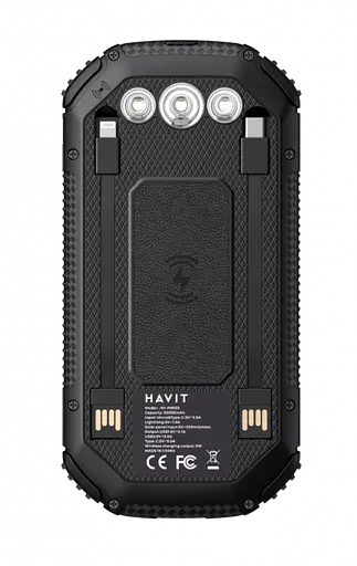 Внешний аккумулятор Havit HV-PN022 20000mAh Solar (Black) - фото 3