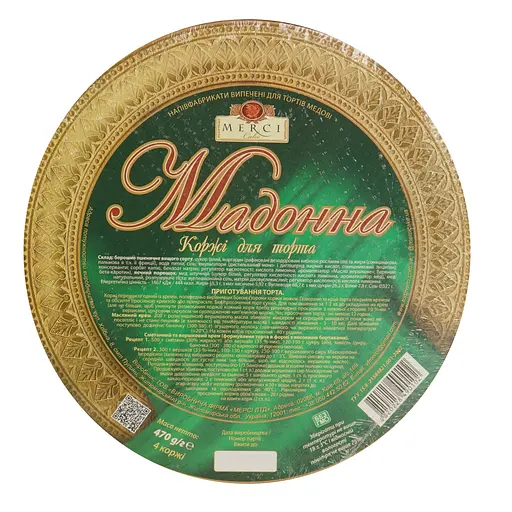 Коржи для торта Merci Мадонна 470 г  - фото 1