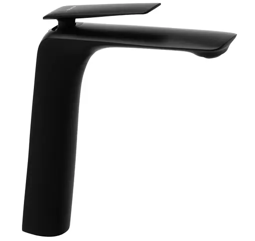 Змішувач для умивальника Rea Jager високий black REA-B5122 Чорний матовий - фото 1