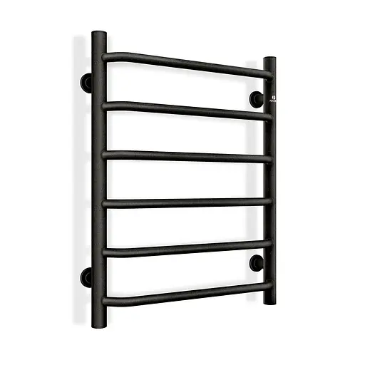 Водяной полотенцесушитель Navin Блюз 500x600, черный муар 12-028053-3680, Черный матовый - фото 2