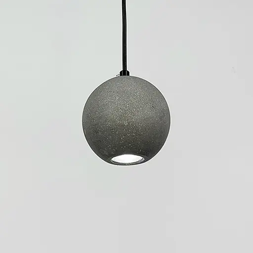 Підвіс MOON CONCRETE у вигляді сірої бетонної кулі Line.F MJ 169-100 GR - фото 4