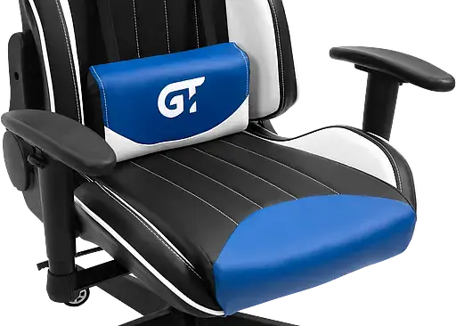 Геймерське крісло GT Racer чорне з синім та білим (X-5813 Black/Blue/White) - фото 10