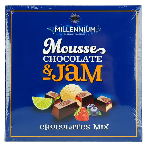 Цукерки шоколадні Millennium Mousse асорті 180 г