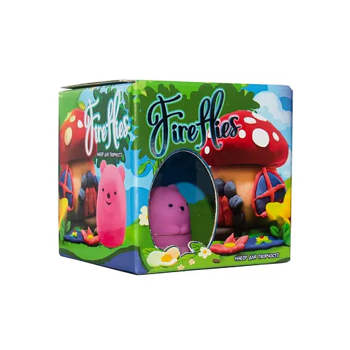 Набор для творчества "Fireflies - мишка" Strateg 30412 светильник, масса для лепки, масса для лепки - фото 2