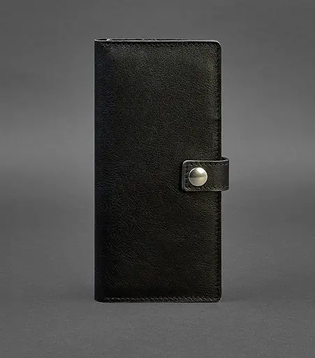 Кожаный Тревел-кейс (органайзер для документов) 6.0 черный - фото 1