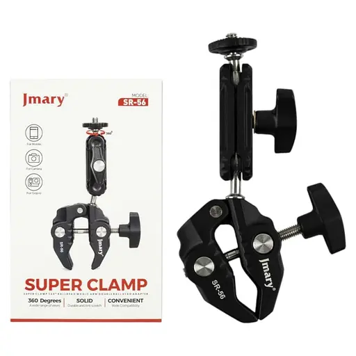 Универсальный держатель Jmary SR-56 для телефона и экшн камеры с углом вращения 360° - фото 2