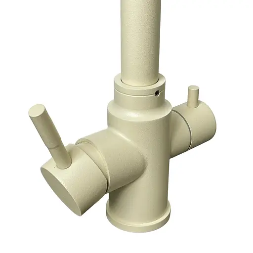 Смеситель для кухни под фильтр Adamant SA-021 ivory 0218, Бежевый - фото 3