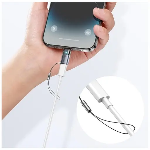 Адаптер Mcdodo USB-C to Lightning 60W Charging Adapter чорний - фото 2