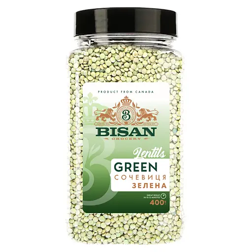Чечевица Bisan зеленая 400 г