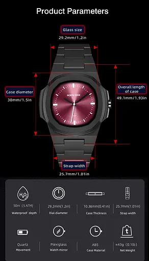Годинник North Edge Volt 5 Bar - фото 10