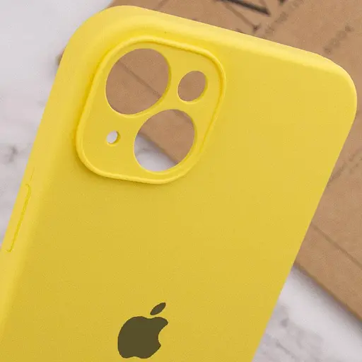 Чохол Epik Silicone Case Full Camera Protective AA для Apple iPhone 13 Pro 6.1 Жовтий/Yellow - фото 6