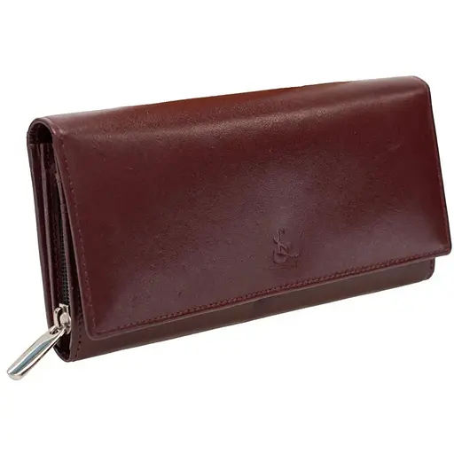 Гаманець жіночий шкіряний Semi Line RFID Dark Red (P8264-2) (DAS303152) - фото 1