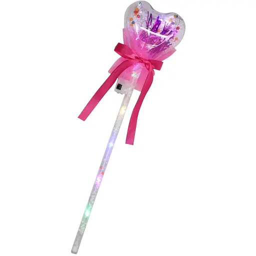 Іграшка зі світлом Серце на паличці 38 см