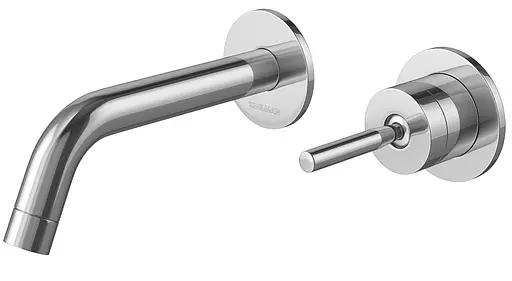 Смеситель для умывальника Kohlman Maxima chrome + BOX скрытого монтажа QW180M Хром - фото 1